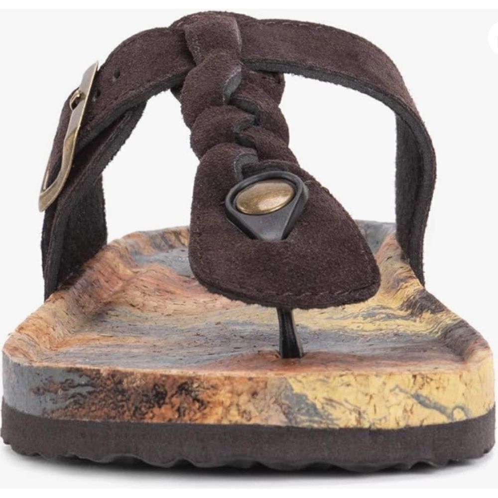MUK LUKS Women's Marsha Terra Turf Sandals Like NEW Size 8 - Picture 14 of 16